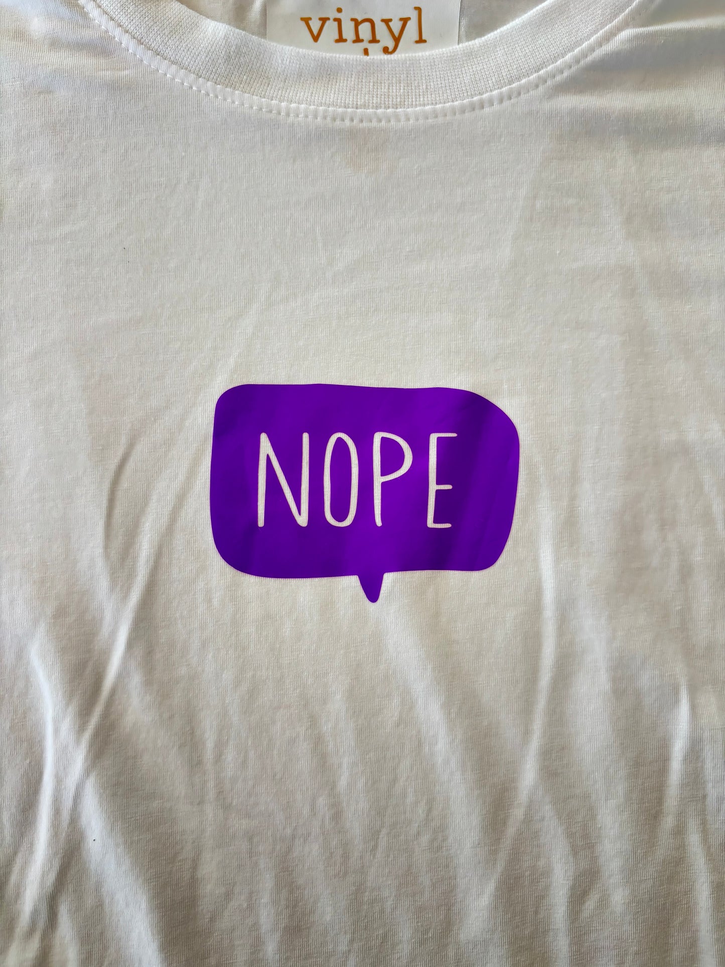 “nope” crop T-Shirt