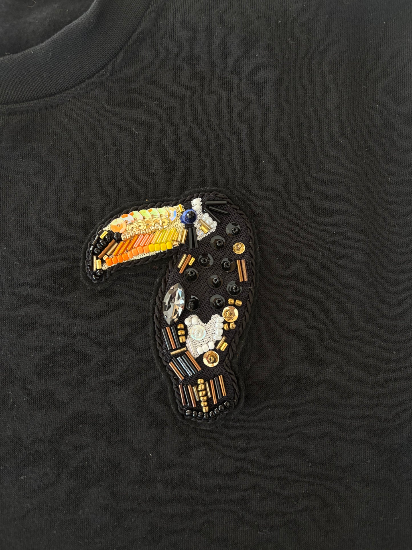 Beaded Toucan Sweatshirt