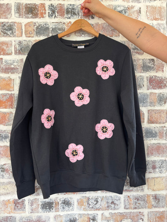 Pink Blooms Sweatshirt