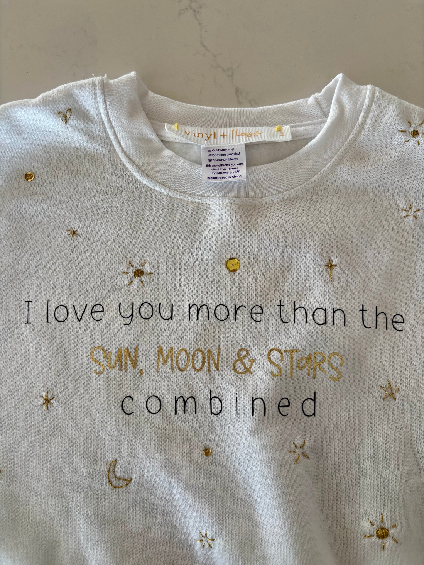 I love you more Sweatshirt