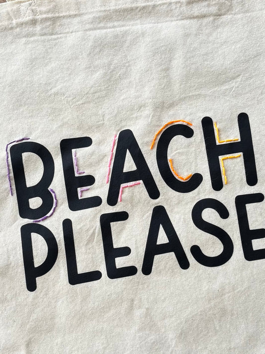 Beach Please Totebag