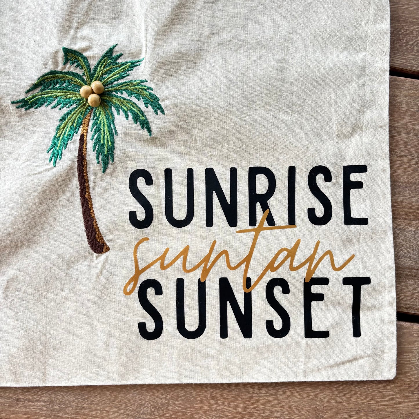 Sunrise Suntan Sunset Totebag