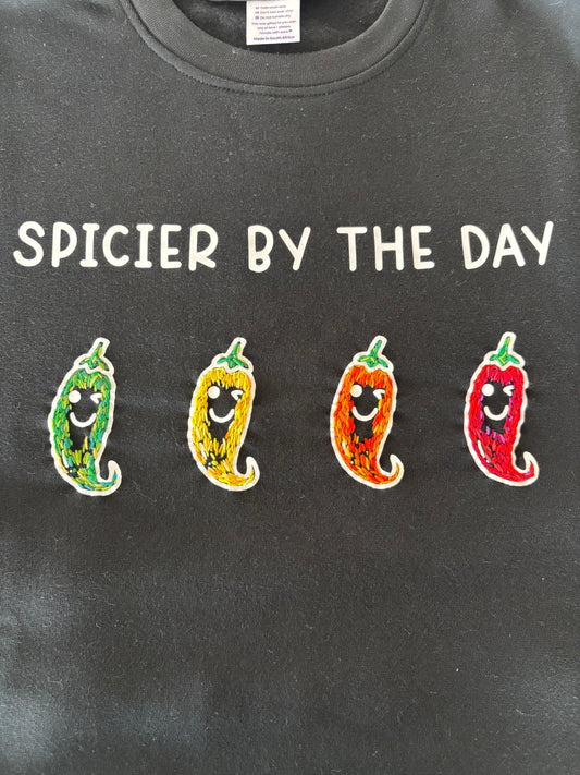 Spicier by the day Sweatshirt