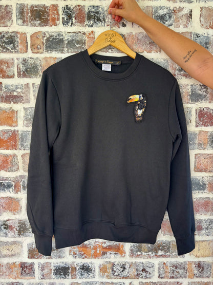 Beaded Toucan Sweatshirt
